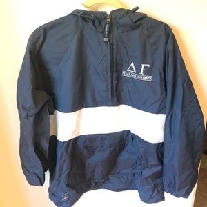 Delta Gamma Rain Jacket Charles Rivers